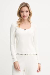 Пижама с длинными рукавами Abercrombie & Fitch, бежевый