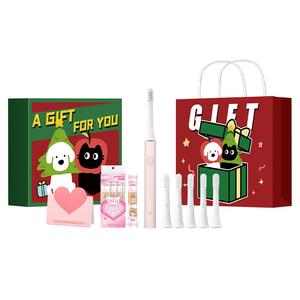 Электрическая зубная щетка для мужчин и женщин, звуковая вибрация, импортные мягкие щетинки, planet box t100 Xiaomi