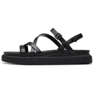 Clarks Сандалии Aristra Collection с ремешком 3 см, женские, черные