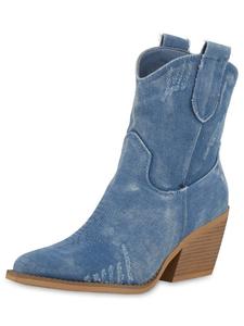 Ботильоны VAN HILL, цвет hellblau denim