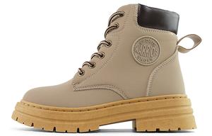 Ботинки женские Martin Boot цвета молочного чая бежевого цвета Warrior