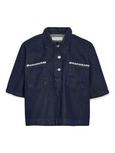 Noisy may Джинсовая рубашка темно-синего цвета