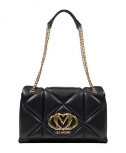 Средняя сумка через плечо Love Moschino, черный