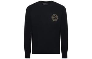 Вышитый свитер Loho VERSACE JEANS COUTURE, черный