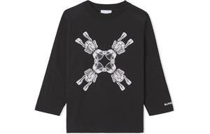 Детская футболка Burberry, цвет Black