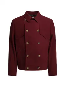 Двубортный пиджак Brunello Cucinelli, красный