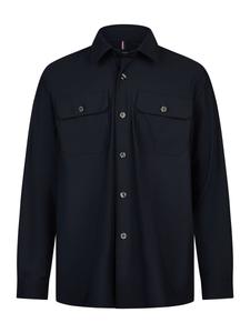 Рубашка на пуговицах классического кроя HECHTER PARIS, темно-синий