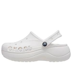 Кроссовки classic baya platform slide 'white' Crocs, белый