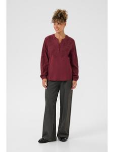 Cream Блузка с длинными рукавами CRVia, стандартный крой, цвет Зинфандель