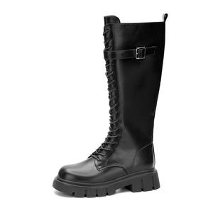 AOKANG Сапоги выше колена женские черные