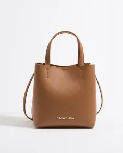 Маленькая кожаная сумочка в стиле чихуахуа, трансформируемая в сумку через плечо Bimba y Lola, коричневый