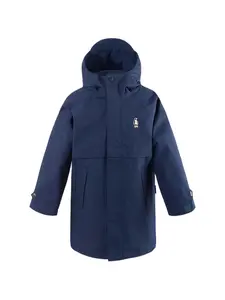 Гладкая куртка с капюшоном Lion Gosoaky, синий