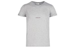Футболка Saint Laurent с логотипом, серый