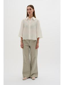 Рубашка с длинными рукавами KBThorhild Baggy fit в цвете Bright White Karen By Simonsen