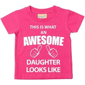 Вот как выглядит потрясающая дочка. Розовая футболка 60 SECOND MAKEOVER, розовый
