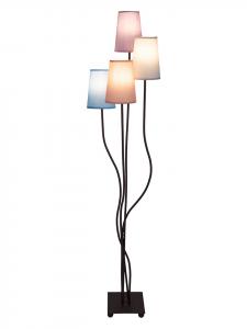 Напольная лампа "Бохо" в красочном исполнении - (В)138 см