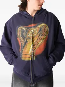 Толстовка на молнии YARDSALE, синий