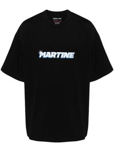 Футболка Martine Rose Martine Rose большого размера с короткими рукавами, черная "Black"