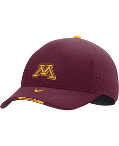 Мужская темно-бордовая регулируемая кепка Minnesota Golden Gophers 2023 Sideline Legacy91 Performance Nike