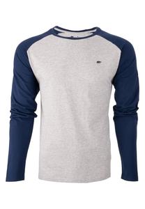 Топ с длинными рукавами MIT GUMMI-PATCH FORSBERG, серый