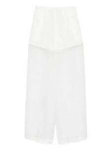 Прозрачные брюки палаццо Forte Forte, белый