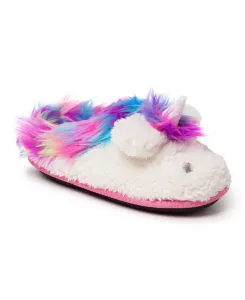 Детские тапочки Peyton Novelty Unicorn Fuzzy Dearfoams, розовый