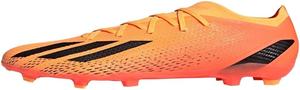 Футбольные бутсы Adidas Унисекс для взрослых X Speedportal.2 для твердого грунта, черный/оранжевый/золотой