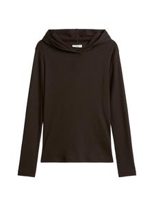 Marc O'Polo DENIM Худи с длинными рукавами, приталенный крой, цвет черный эспрессо