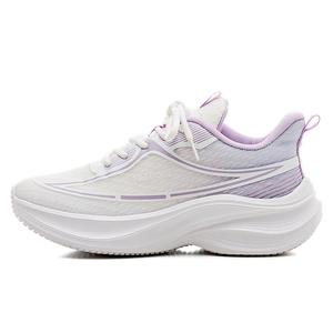HUANQIU Кроссовки женские с низким верхом, противоскользящие и дышащие, повседневные, белые, фиолетовые