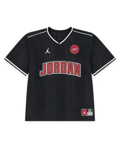 Вязаная футболка Sport для мальчика Jordan, черный