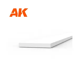 Полоса стирола - 0,5 х 4 х 350 мм., High Quality Modeling Styrene