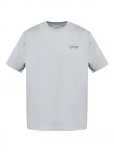 Хлопковая футболка с логотипом Iceberg, серый