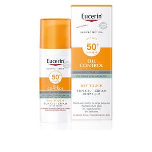 Солнцезащитный крем sun face oil control dry touch gel-creme lsf50+ Eucerin, объем 50 мл