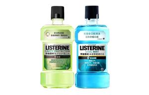Listerine Освежающий ополаскиватель для полости рта Ice Blue Zero Degrees, очищает и освежает дыхание, 500мл+500мл