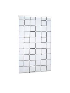 Relaxdays Полупрозрачная рулонная штора для душа, квадратная - (Д) 240 x (Ш) 120 см