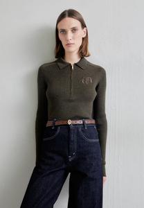 Ремень OUMA By Malene Birger, темно коричневый