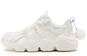 Кроссовки женские толстые низкие Ivory Smoky Blue Qiaodan