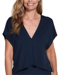 Топ Cosabella Talco Double V, синий