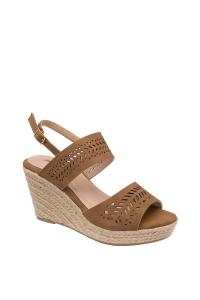 Босоножки на танкетке 'Cece' Dunlop, коричневый