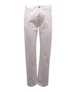 Джинсовые брюки модели Gorki, производство Италия. Mauro Grifoni, белый