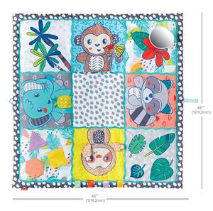 Мягкий коврик для джунглей Infantino Great Sensory, 121x121 см