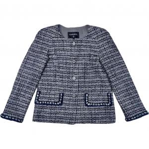 CHANEL Куртка женская серая черная, Gray Black