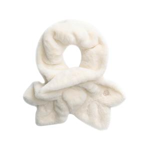 Шарф из полиэстера вязаный для женщин ELLE, moon белый