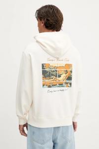 Хлопковая толстовка Tommy Jeans, бежевый