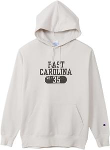 Мужская толстовка Champion C3-Y123 с длинным рукавом, хлопок, производство США, большой логотип, базовая модель, светло-бежевый