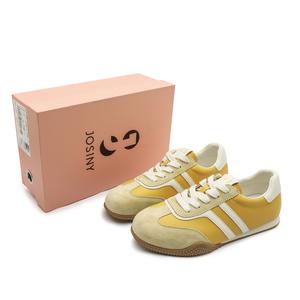 Кроссовки женские немецкие армейские с низким верхом, желтые JOSINY, Yellow