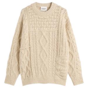Свитер Étoile deotille косой вязки Isabel Marant, бежевый