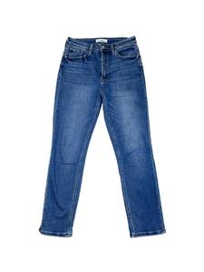 Женские классические джинсы синего цвета KanCan