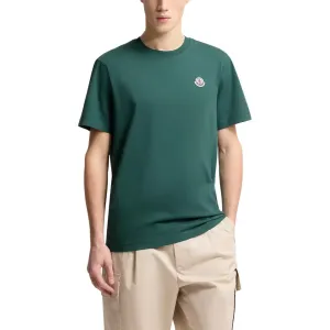 Футболка с лого-патчем (набор из трех) Moncler, зеленый