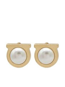 Ferragamo серьги Gancini, золотой